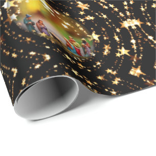 Mönster för stjärna för Baubles för Presentpapper