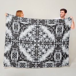 Mönster för täcke för infödd Apache krigare Fleecefilt