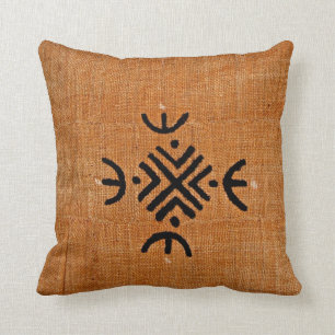 Mönster för trasa för lera för afrikansk kudde