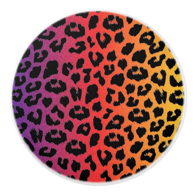 Mönster för tryck för Leopard för Knopp (Framsidan)