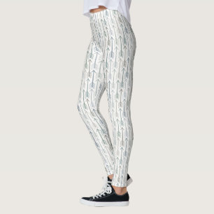 Mönster för vattenfärgWanderlustpil Leggings