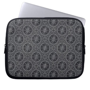 Mönster för vindrokompass laptop fodral