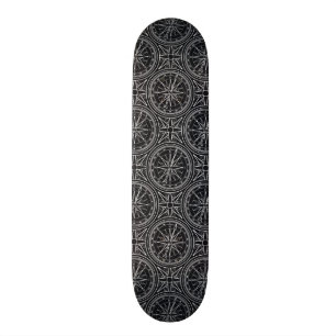 Mönster för vindrokompass old school skateboard bräda 18 cm