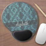 Mönster för vintage med monogram gel musmatta<br><div class="desc">En grym design med modern vrid. Lägg till ditt namn eller monogram. Om du behöver göra ändringar i teckningen klickar du på knappen Anpassa för att göra ändringar.</div>