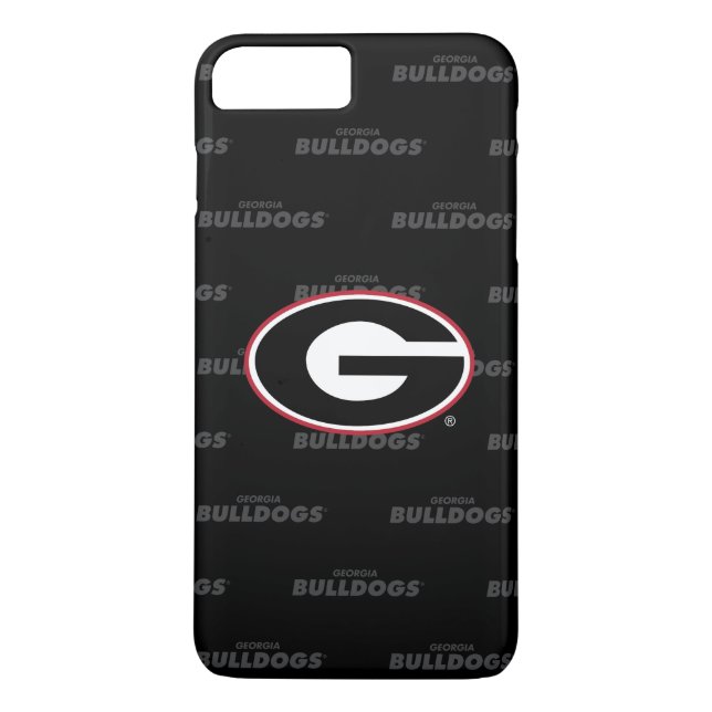 Mönster för Watermark för Georgia bulldogglogotyp Case-Mate iPhone Skal (Baksida)