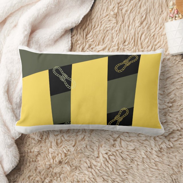 Mönster, former lumbarkudde (Filt)