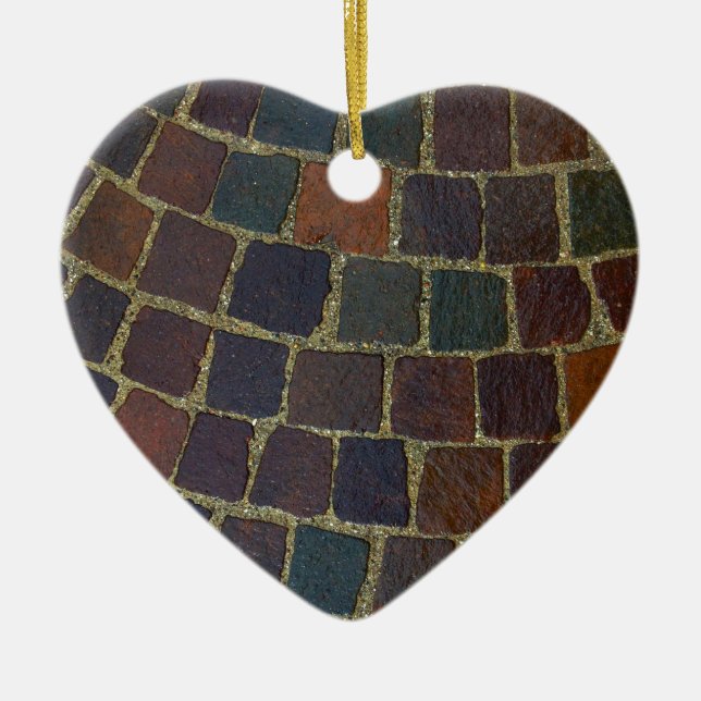 Mönster-formgivning Julgransprydnad Keramik (Framsidan)