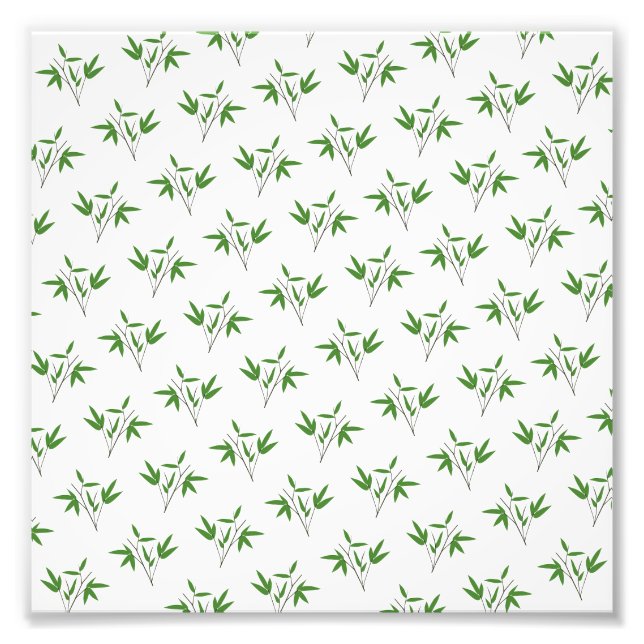 Mönster från bambu twigs fototryck (Framsidan)