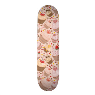 Mönster från celebratory muffins skateboard bräda 21,5 cm