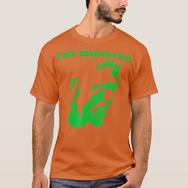 Monster Frankenstein Halloween Gift T Shirt (Framsida)