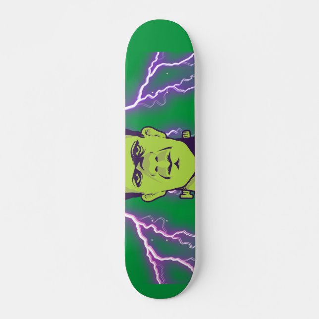 Monster Frankenstein Mini Skateboard Bräda 18,5 Cm (Framsida)