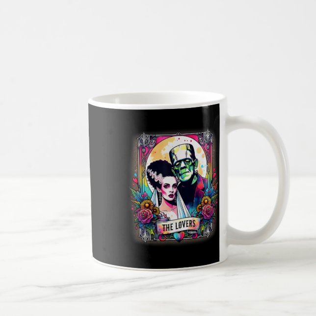Monster Frankenstein och Bride Älskare Taro Kaffemugg (Höger)