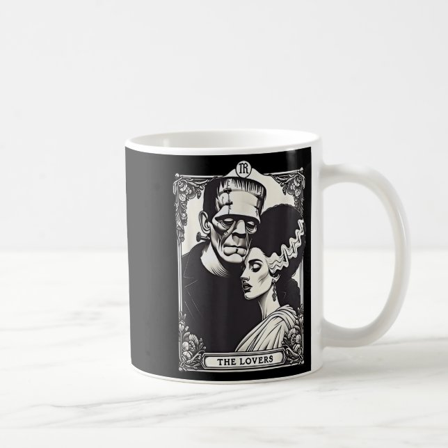 Monster Frankenstein och Bride Älskare Taro Kaffemugg (Höger)