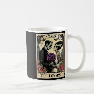 Monster Frankenstein och Bride Älskare Taro Kaffemugg