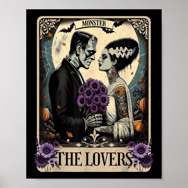 Monster Frankenstein och Bride Älskare Taro Poster (Framsidan)