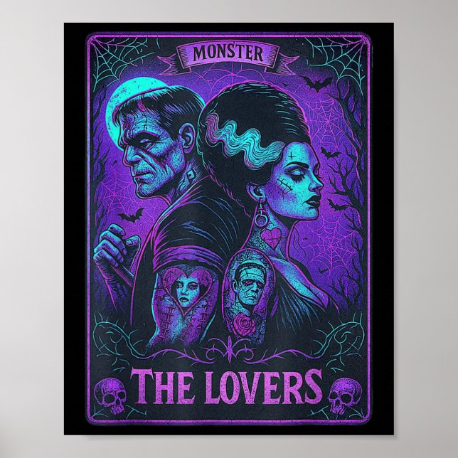 Monster Frankenstein och Bride Älskare Taro Poster (Framsidan)