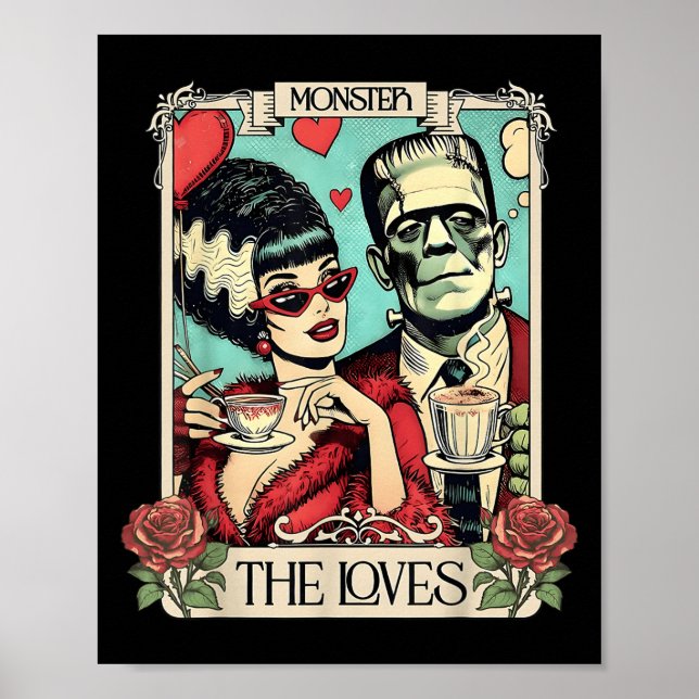 Monster Frankenstein och Bride Älskare Taro Poster (Framsidan)