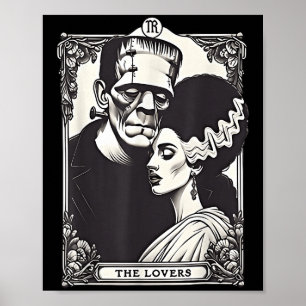 Monster Frankenstein och Bride Älskare Taro Poster