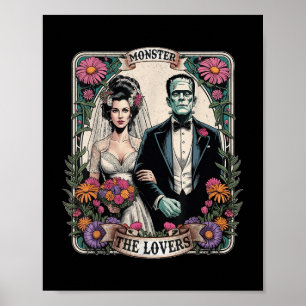 Monster Frankenstein och Bride Älskare Taro Poster