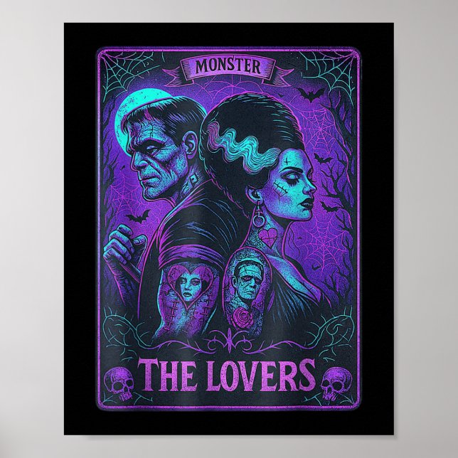 Monster Frankenstein och Bride Älskare Taro Poster (Framsidan)