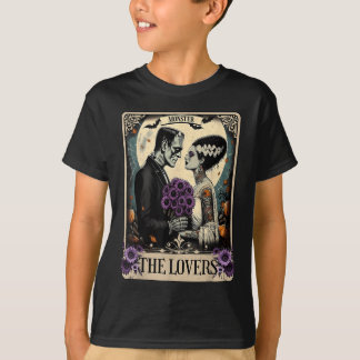 Monster Frankenstein och Bride Älskare Taro T Shirt