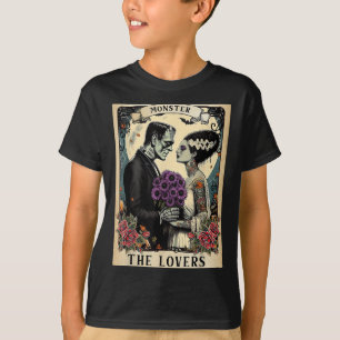 Monster Frankenstein och Bride Älskare Taro T Shirt