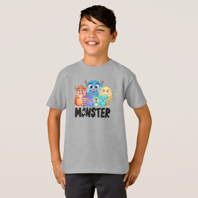 Monster Friends | Barn T Shirt (Hel framsida)