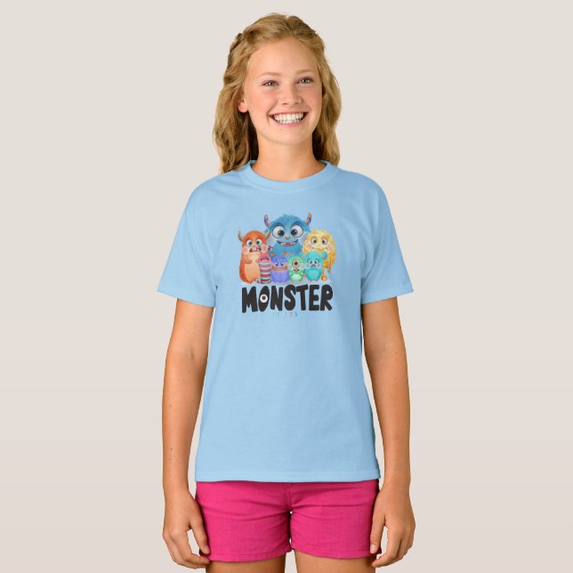 Monster Friends | Kids T-Shirt (Hel framsida)