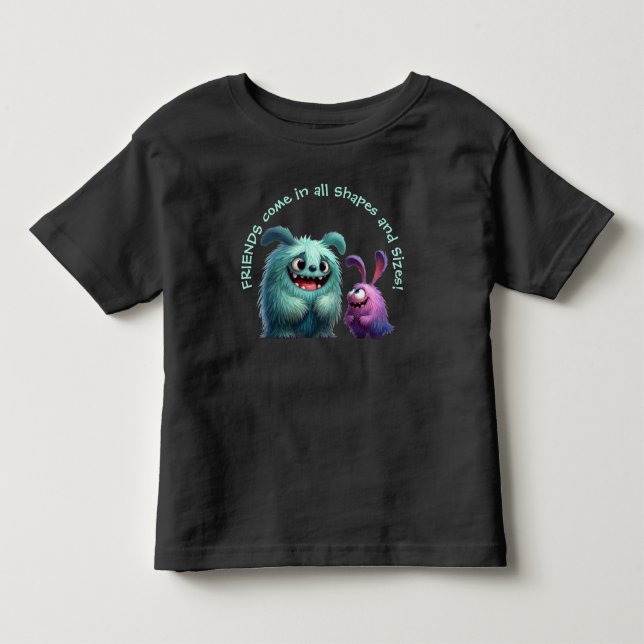 Monster Friends: Suzi & Bob T Shirt (Framsida)