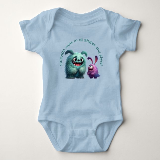 Monster Friends: Suzi & Bob T Shirt (Framsida)