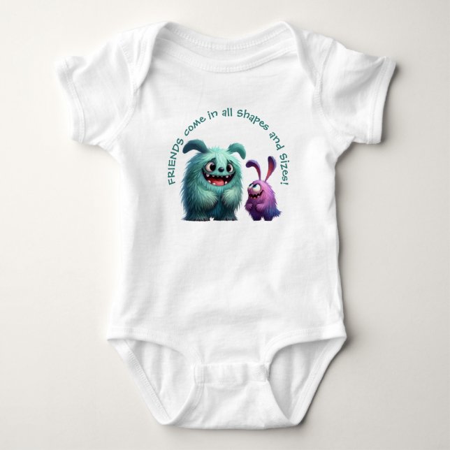 Monster Friends: Suzi & Bob T Shirt (Framsida)
