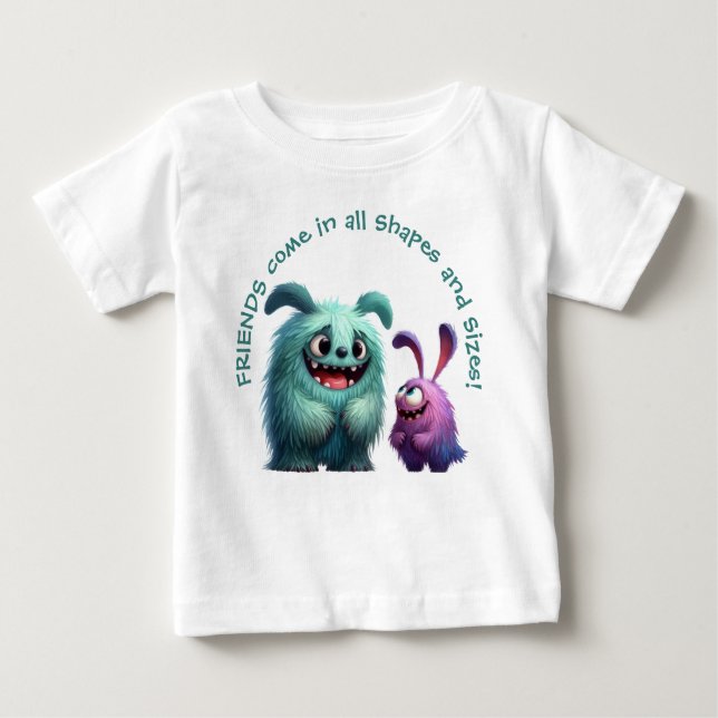 Monster Friends: Suzi & Bob T Shirt (Framsida)