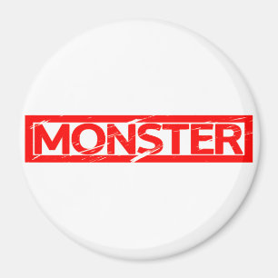 Monster Frimärke Magnet
