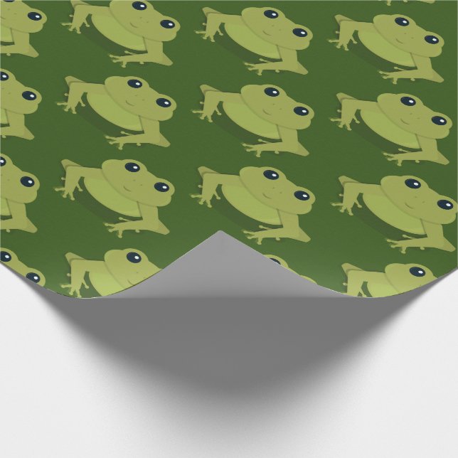Mönster Frog Animal Presentpapper (Hörn)