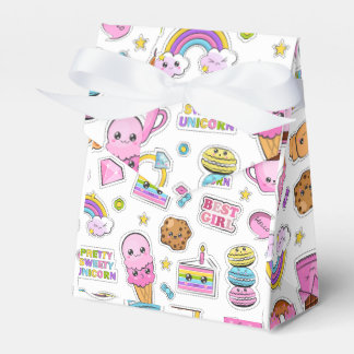 Mönster Funny Unicorn Magic Rainbow Cute Presentaskar
