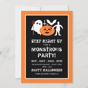 Monster Gang, inbjudan till Halloween fest