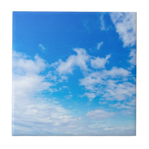 Mönster-gåvor från Blå himmel moln Kakelplatta