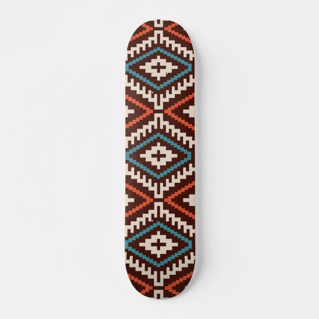 Mönster Geometric Mode Snyggt Cute   Mini Skateboard Bräda 18,5 Cm (Framsida)