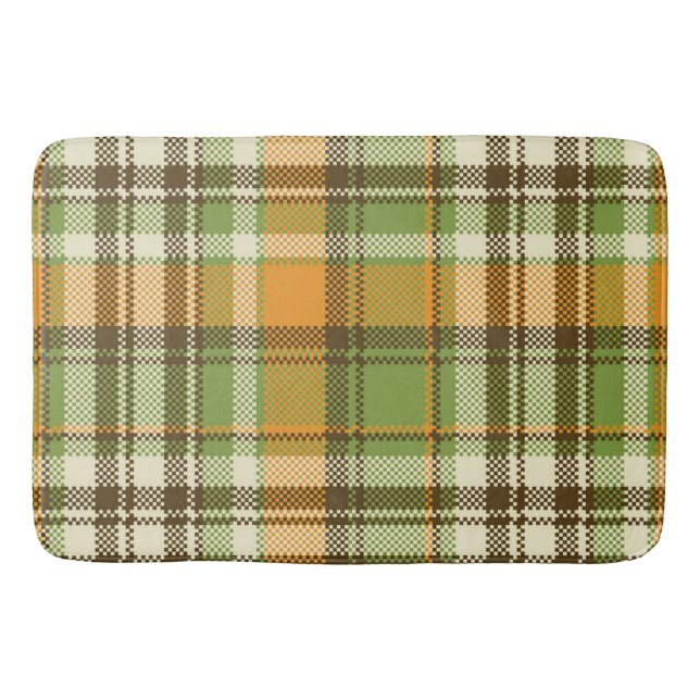 Mönster Geometric Vintage Trendig Mode Badrumsmatta (Framsidan)
