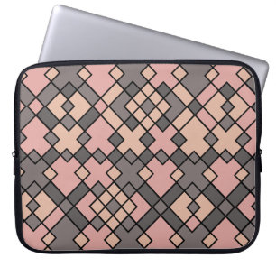 mönster, gigantisk lila laptop fodral