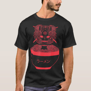 Monster Girl Ramen Noodles T Shirt