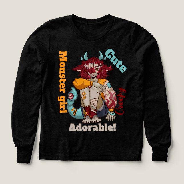 Monster Girl  T Shirt (Design framsida)