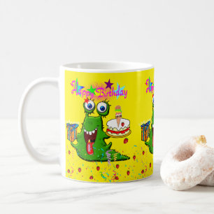 Monster grattis på födelsedagen Mugg