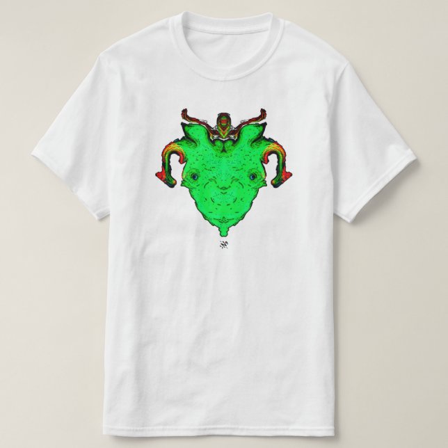 Monster gud ansikte t shirt (Design framsida)