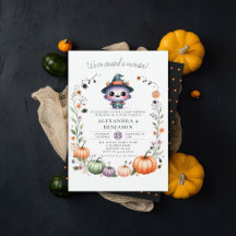 Monster Halloween Fall and Coed Girl Shower