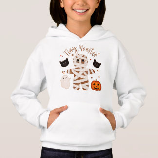 Monster Halloween-mumie hoodie för barn T Shirt