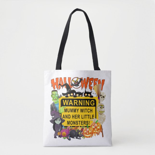 Monster Halloween, Mummy Witch Tygkasse (Framsida)