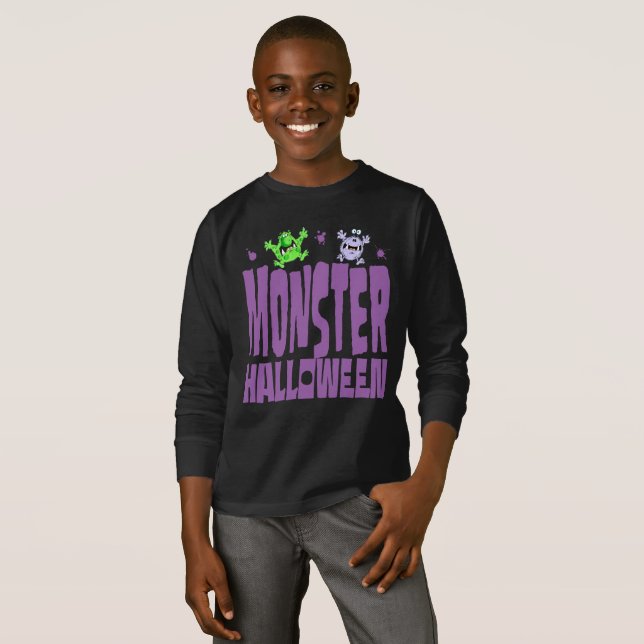 Monster Halloween!!! T Shirt (Hel framsida)