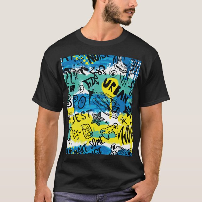 Monster Hand plockade Kids Mönster T Shirt (Framsida)