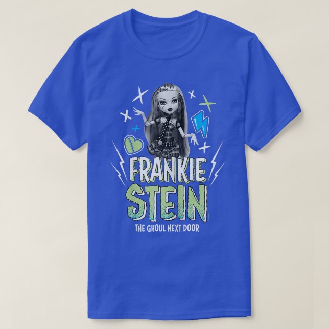 Monster High Frankie Stein, Ghoul-nätdörren T Shirt (Design framsida)